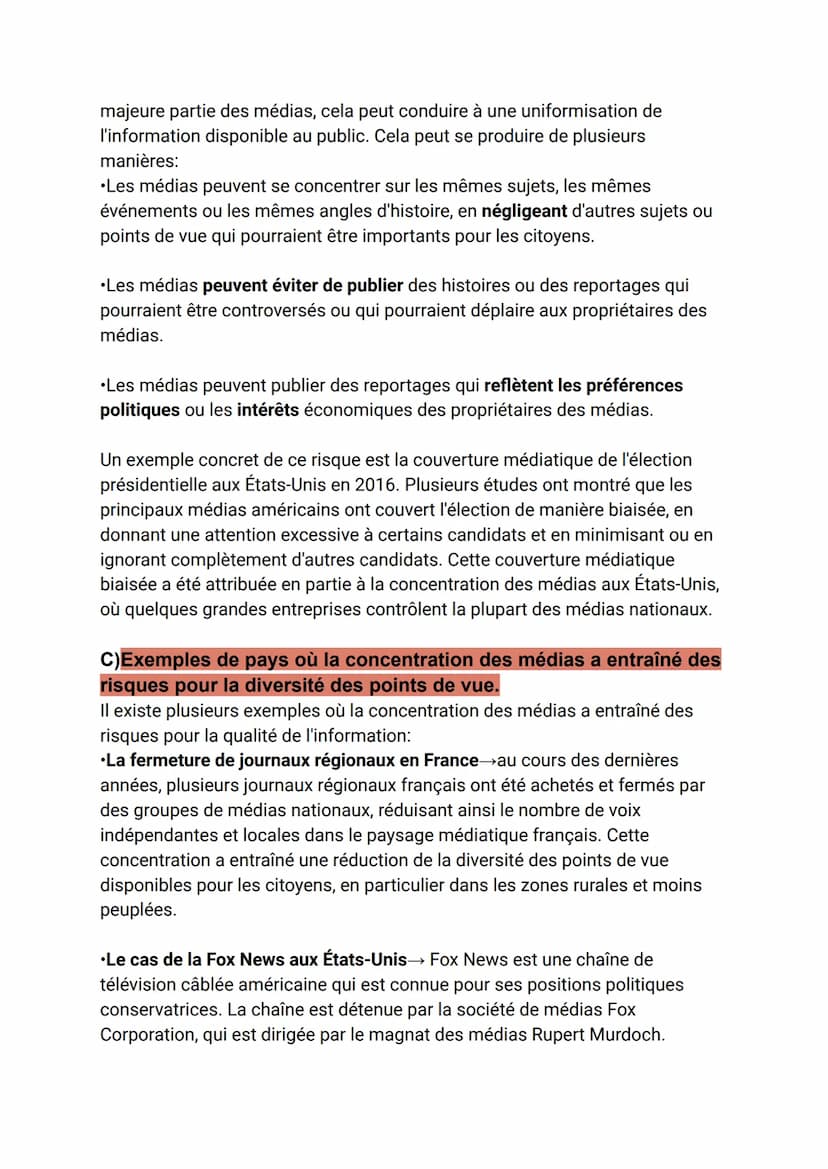DOSSIER EMC
LES MÉDIAS ET LA
DÉMOCRATIE.
PEUT-ON CONCILIER
CONCENTRATION DES
MÉDIAS ET DÉMOCRATIE? -Introduction-
Qu'est-ce-que la concentra