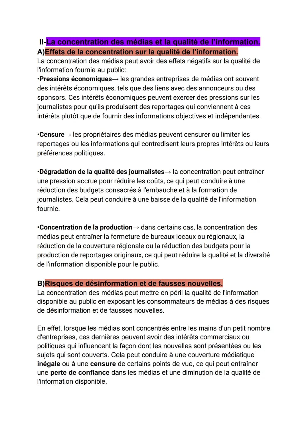 DOSSIER EMC
LES MÉDIAS ET LA
DÉMOCRATIE.
PEUT-ON CONCILIER
CONCENTRATION DES
MÉDIAS ET DÉMOCRATIE? -Introduction-
Qu'est-ce-que la concentra