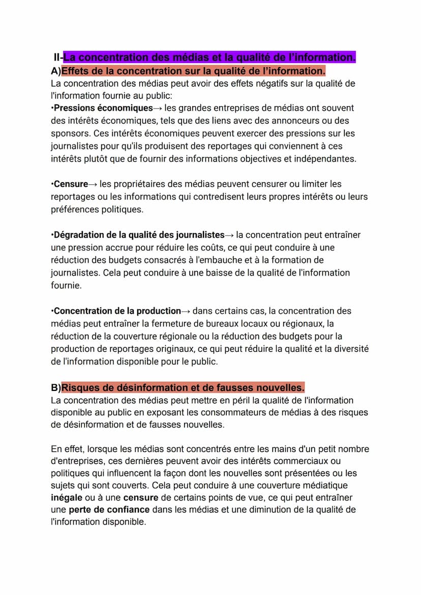 DOSSIER EMC
LES MÉDIAS ET LA
DÉMOCRATIE.
PEUT-ON CONCILIER
CONCENTRATION DES
MÉDIAS ET DÉMOCRATIE? -Introduction-
Qu'est-ce-que la concentra