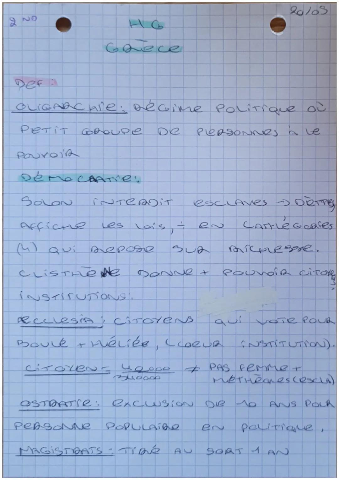 Grèce et Rome : Origine des Démocraties