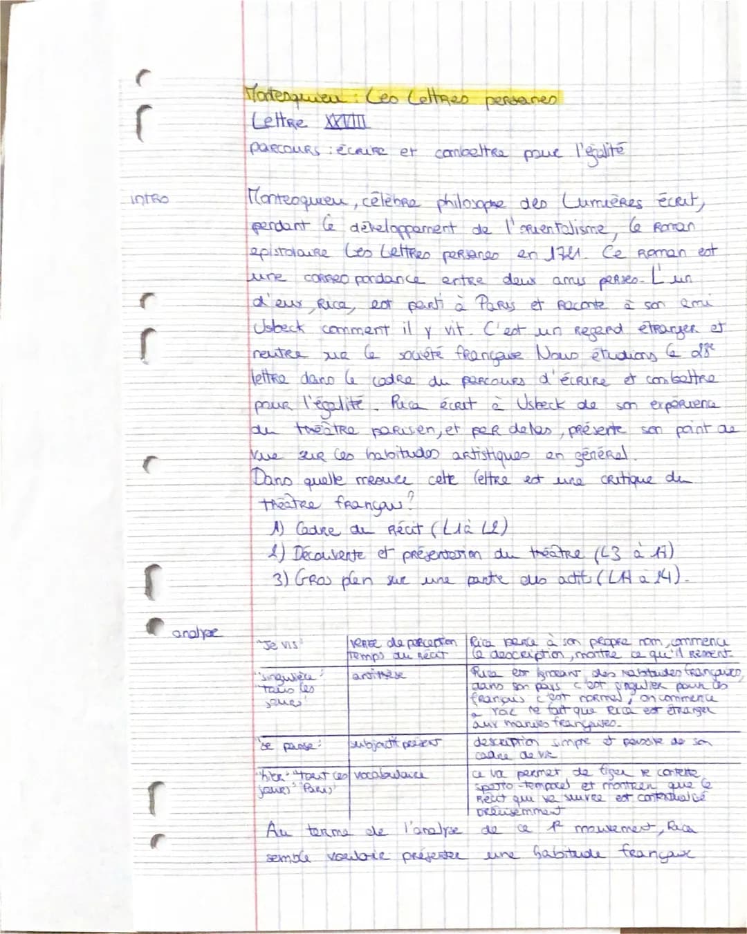 intro
CC
r
anahpe
Montesquieu Ceo Lettres persanes
Lettre XXIII
parcours : écaure et
combettes poie l'égalité
Lure
à son ami
Y
Monteoqueen, 