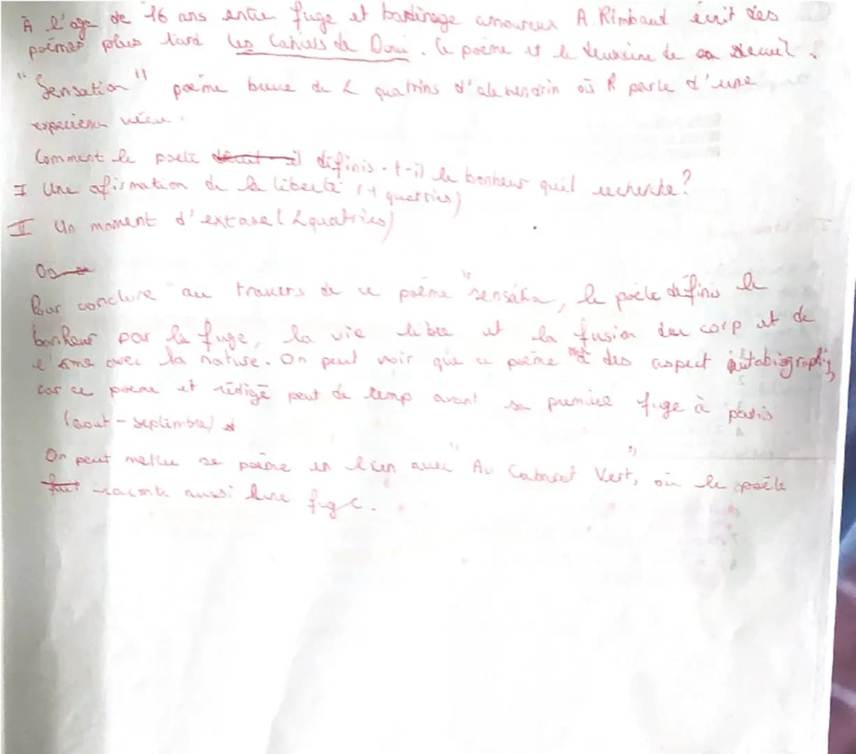 Comment le poèle definis t-il le bonheur
qu'il recherche ?
aspect autobiographie
car
2 quatrin alevendrin -> poeme breves
le poète parle
•pl