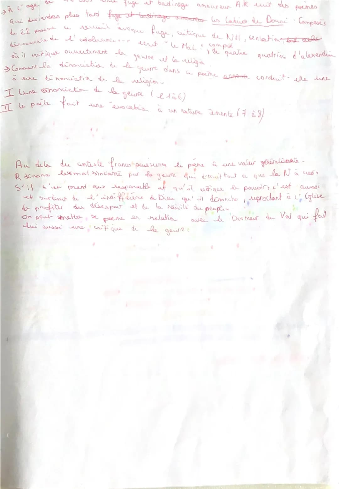 Comment le poèle definis t-il le bonheur
qu'il recherche ?
aspect autobiographie
car
2 quatrin alevendrin -> poeme breves
le poète parle
•pl