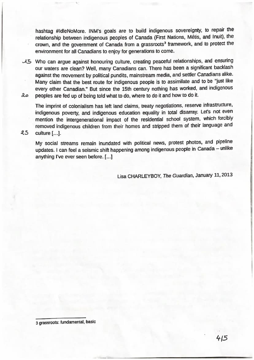 Document A
10
E
Thomas Moore before and after his entrance into the Regina Indian Residential School in
Saskatchewan (Canada) in 1874.
Libra