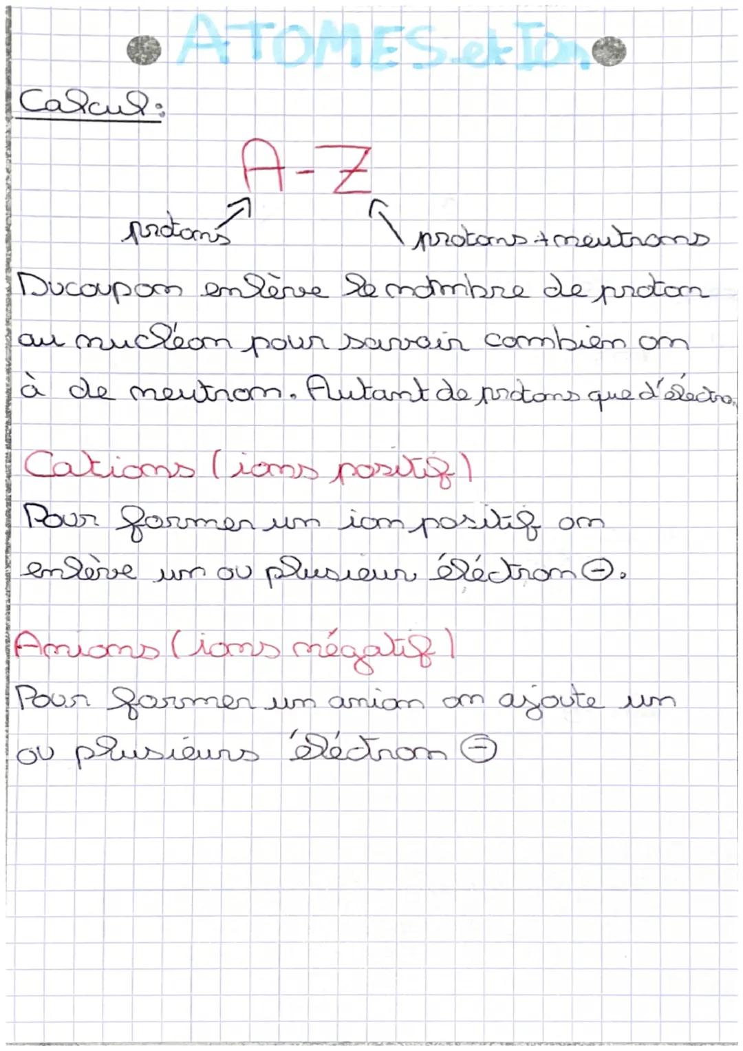 # Atames et ians

Um atome est constitué d'un moyau autour
du quel tournent des éléctrons. Le maryau
est constitué de protons et de meutrons