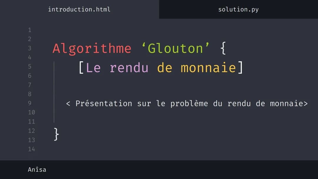 Comprendre l'Algorithme Glouton pour Rendre de la Monnaie en Python