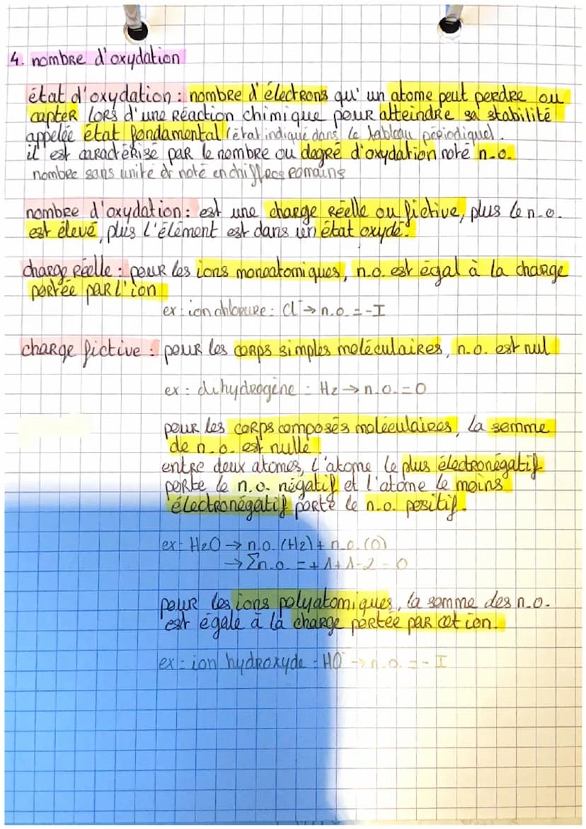 Réactions d'oxydoRéduction
1 définition d'une Reaction d'oxydo Reduction
Reaction caracterisse par un transfert d'électrons entre 2 Reactifs