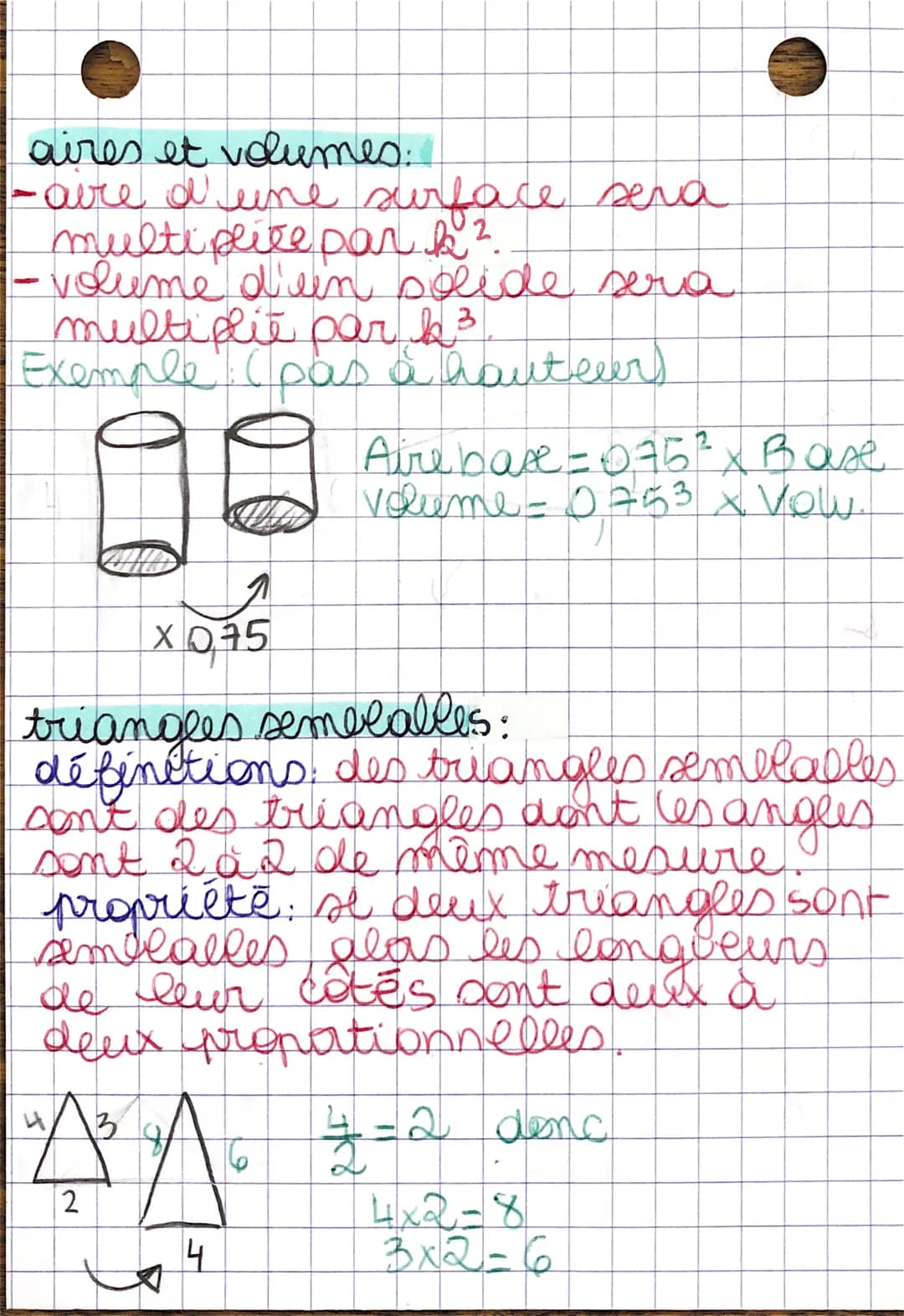 MATHS:
agrandissement /réduction:
Si b | 1 = agrandissement
si b 1 = reduction
si k = 1 = reproduction
0
Gen
Dans une réduction ou un ag
de 