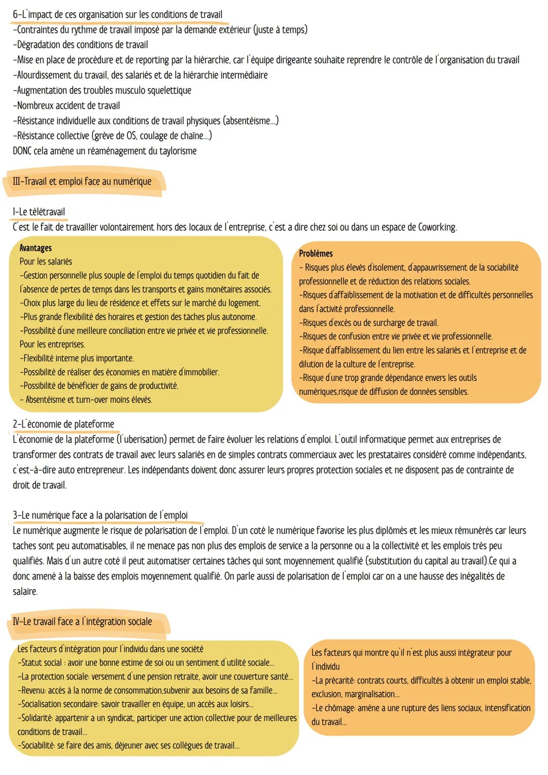Quelles mutations du travail et de l'emploi ?
I- Les multiples dimensions du travail et de l'emploi
1-Distinguer emploi, chomage et inactivi