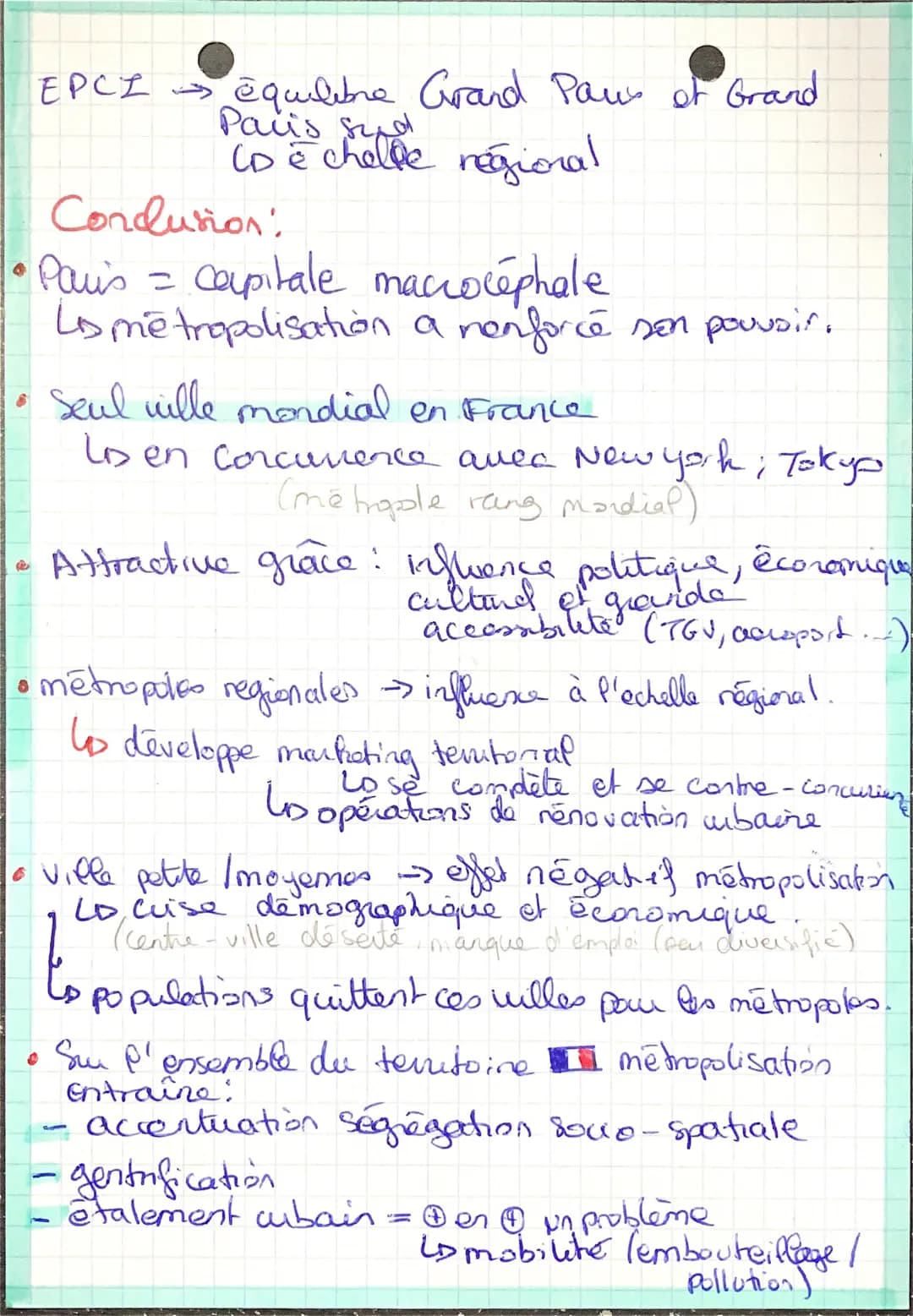 chap 2
metropolisation en France
• Aujourd'hui 85% des français vivent en viffe
•mouvement de population vers les aires urbaines
Contmine
0
