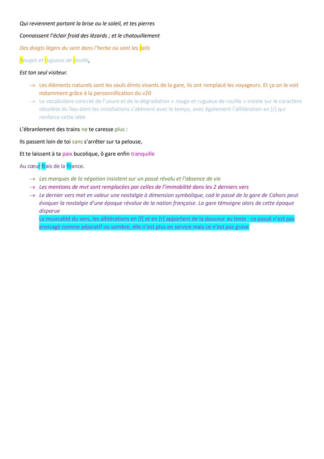 Voyageuse ! ô cosmopolite! à présent
Désaffectée, rangée, retirée des affaires.
→ Interpellation directe, présence du ô vocatif qui sacralis