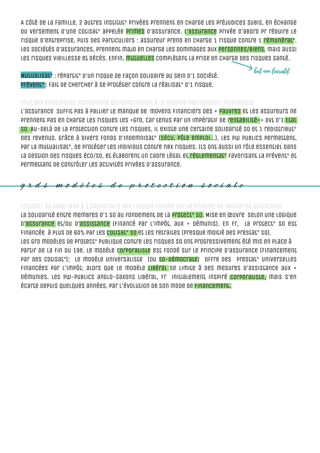 # SES: la gestion des risques.
quels risques économiques et sociaux
connaitre Les principaux types de risques économiques et sociaux auxquel