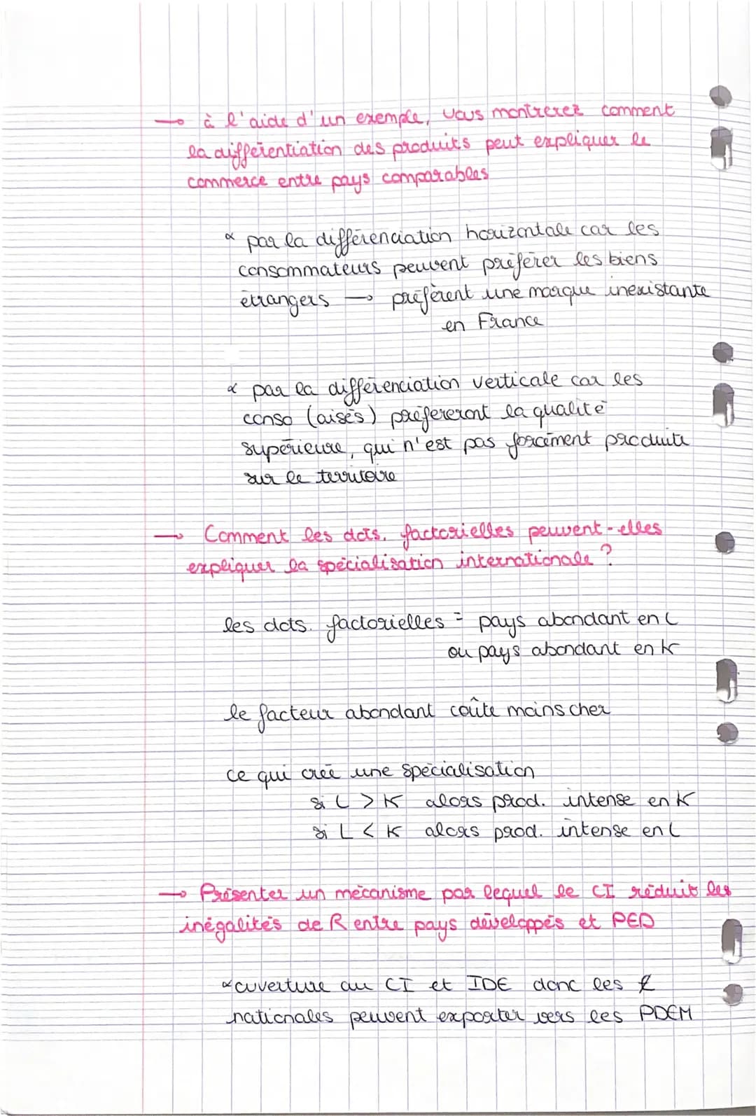 ECA
CHAP 2
1
industries anciennes.
(textile)
1
Prisenter deux arguments justifiant le protectionnisme
* le P peut être utilise pour protéger