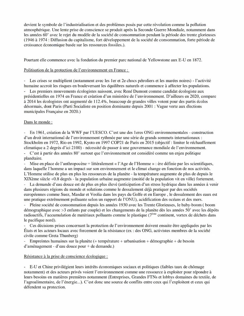 Introduction : Qu'est-ce que l'environnement ?
Citation + définition de l'environnement :
- << Les forêts précèdent les peuples les déserts 