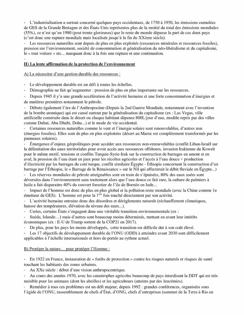 Introduction : Qu'est-ce que l'environnement ?
Citation + définition de l'environnement :
- << Les forêts précèdent les peuples les déserts 