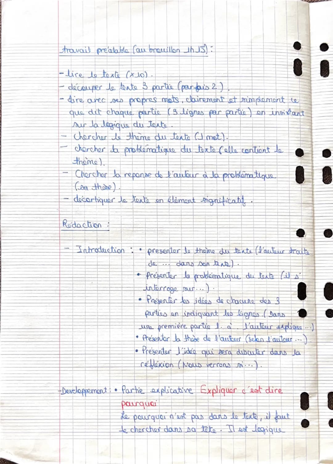 Ni "Je" "tu"
1907
Pho
Methode de l'explication de texte
Il s'agit de montrer que I an est capable de lice et de
comprendre un tente précis p