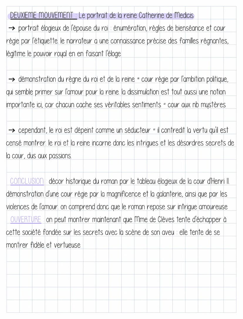 Oral de bac
extrait incipit du roman.
:
Introduction
→ AUTEUR : Madame de Lafayette, issue d'une famille aristocratique.
→ OEUVRE: La prince