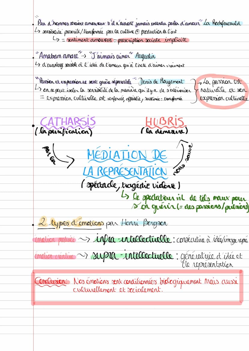 chap2:
* proche de la notion
de perception
Les expressions de la sensibilité
affects : émotion / sentiment / passion
sensibilités
sensations