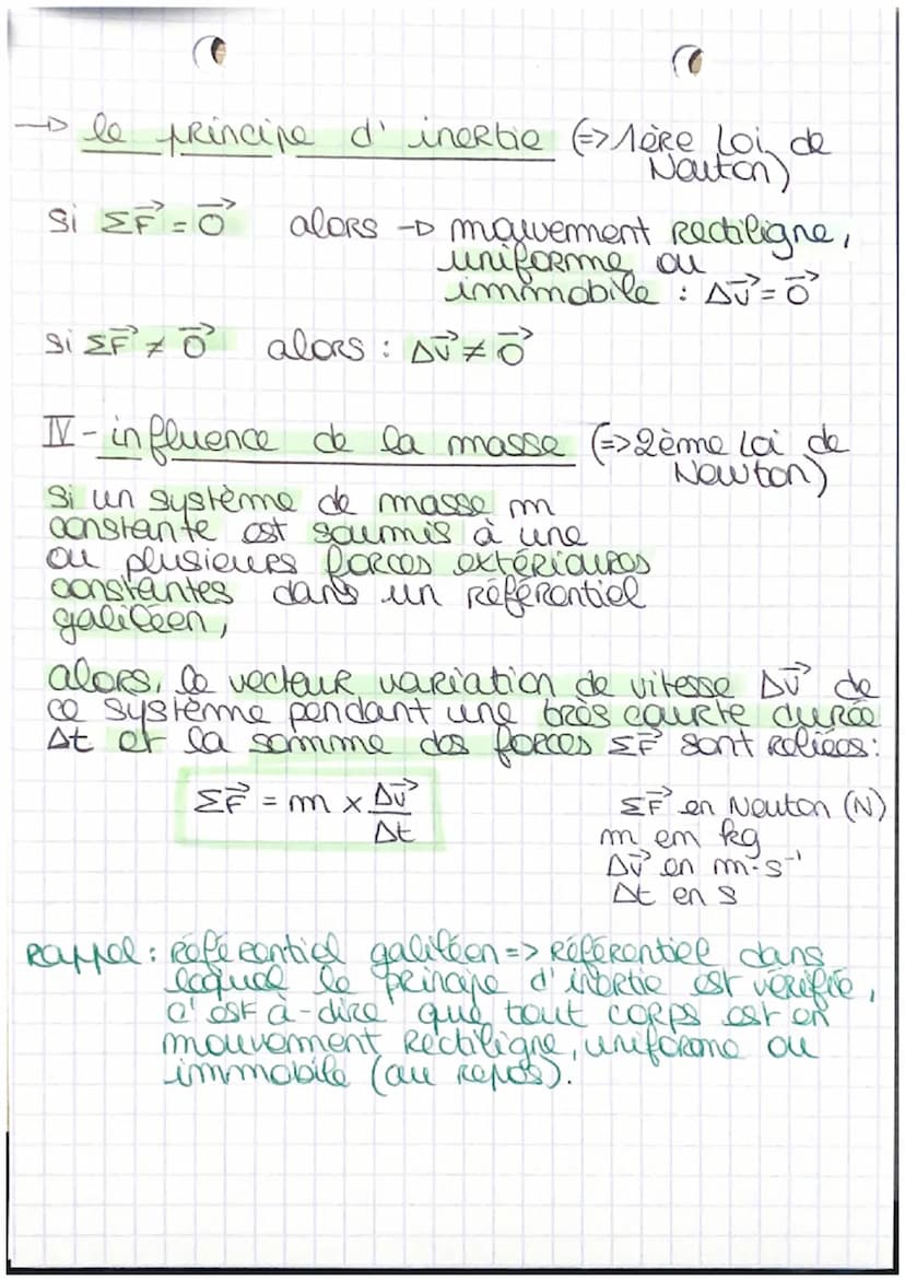 • CHAP 3 UE •
→ mouvement d'un système
I- caractéristiques du vecteur vitesse
→→sa direction: tangente à la courbe
au point d'application
→ 