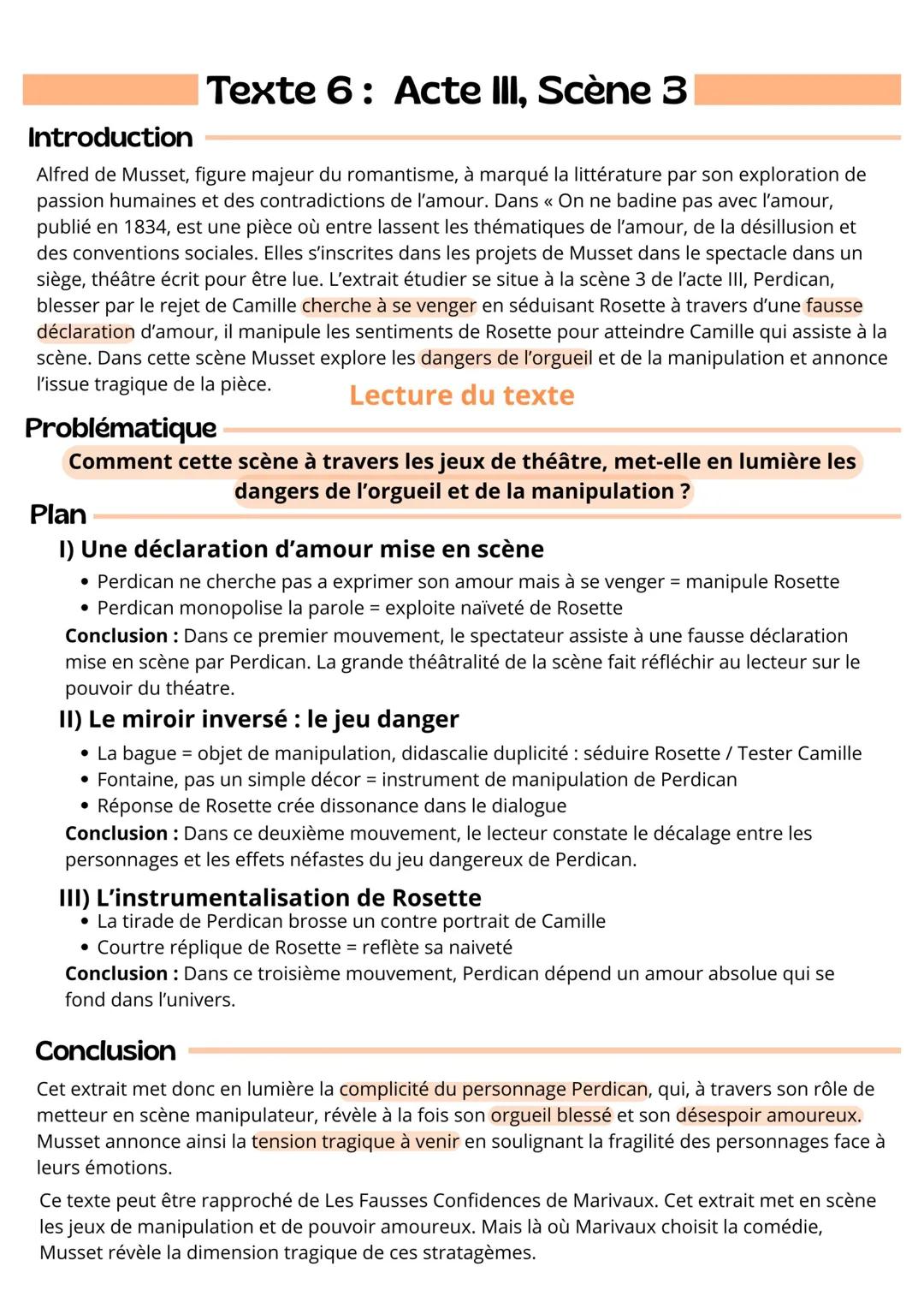 Acte 3, Scène 3, On ne badine pas avec l'amour