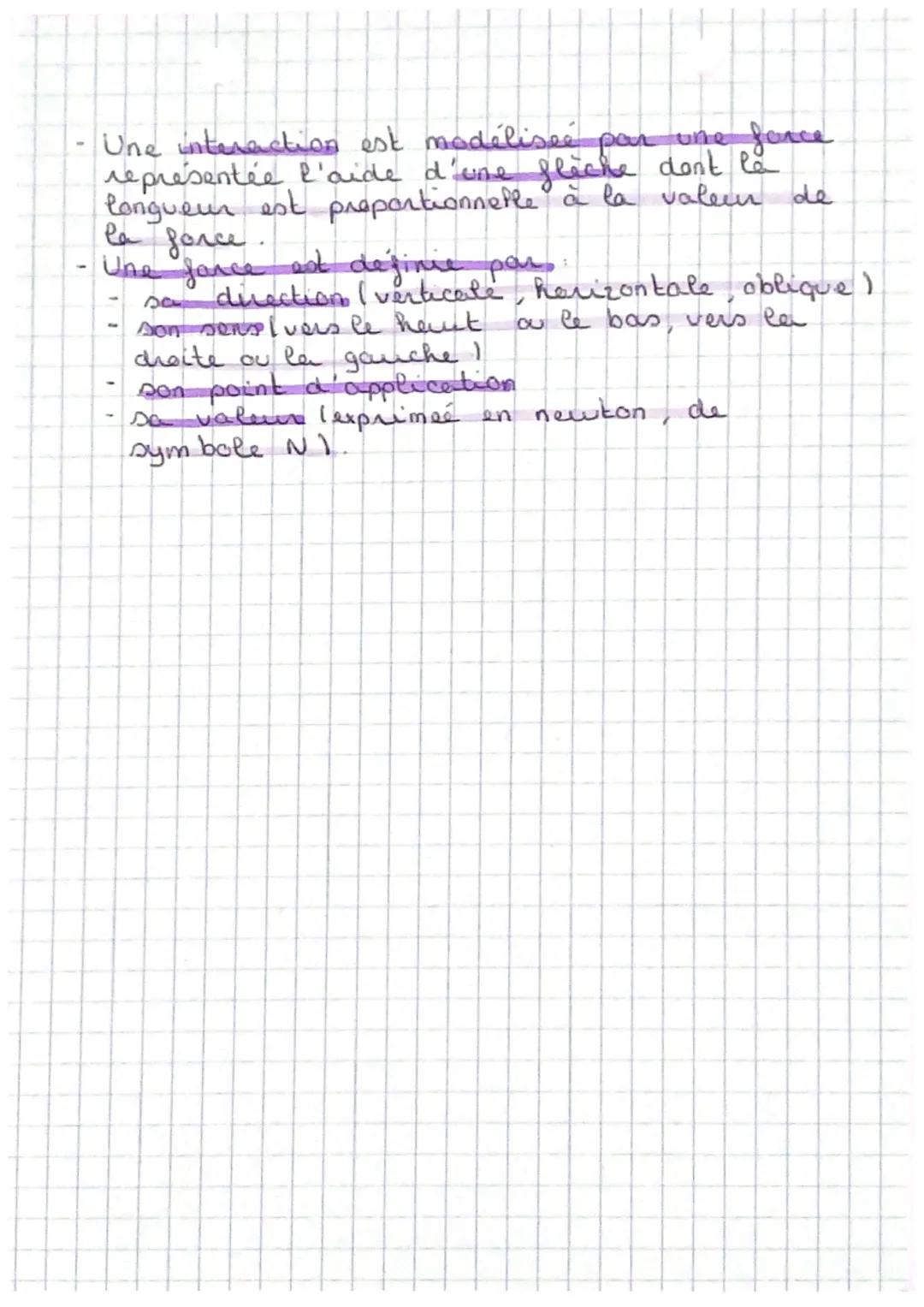 。 PHYSIQUE
Forces et interactions
1. Effet d'une action sur le mouvement d'un corps:
Action de contact >
foree musculaire pousse
d'un moteur