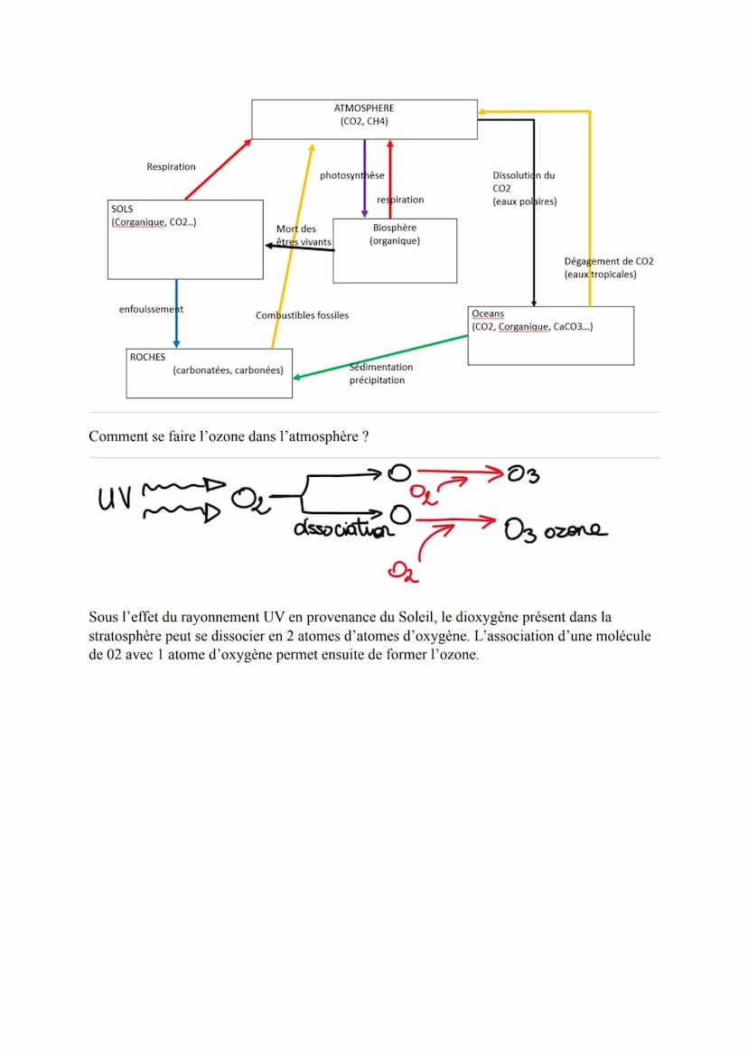 THEME 1: SCIENCE, CLIMAT ET SOCIETE
CHAPITRE 1: L'ATMOSPHERE TERRESTRE ET LA VIE.
La terre est formée il y a 4,6 milliards d'années, en même