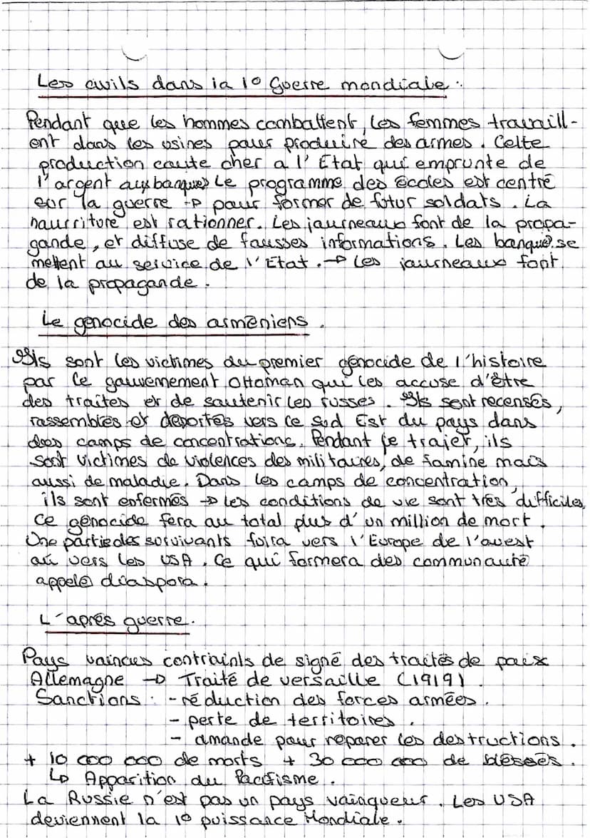 Histoire
Civils et militaire dans la 10 guerra
Mondiale
Les deux camps.
La triple entente
France
ho
Royaume-Uni
Russie
août 1914
igis.
1918
