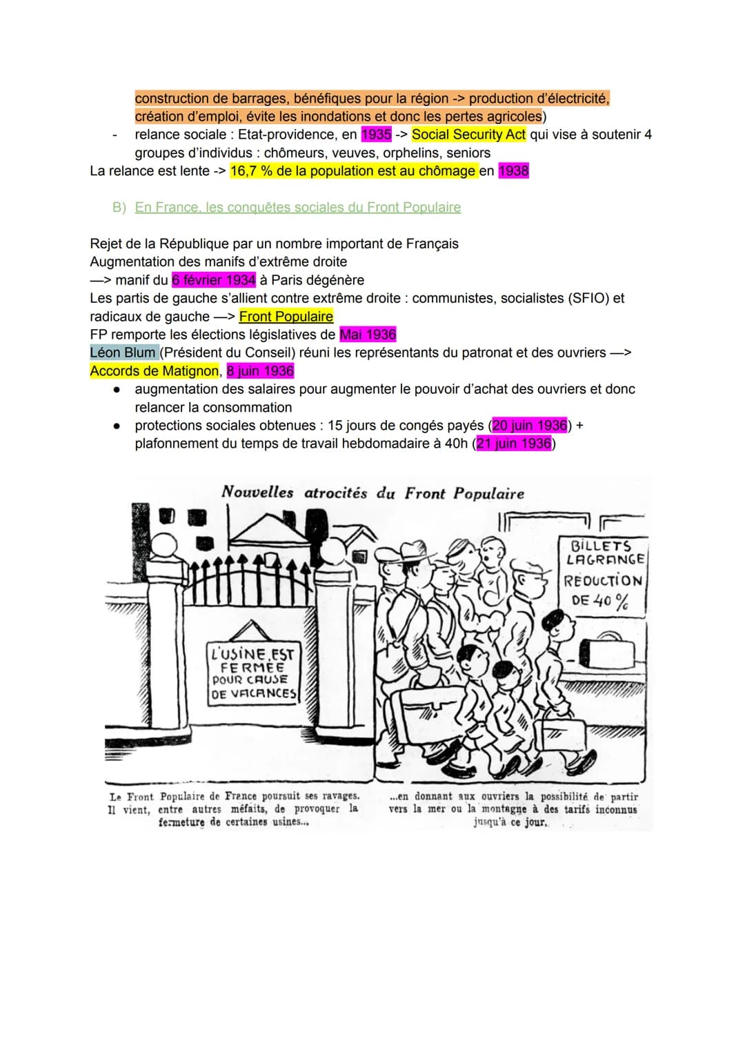 HISTOIRE
Chapitre 1: L'impact de la crise de 1929
I- La crise aux Etats-Unis : du krach boursier à la crise générale
A) La crise boursière d