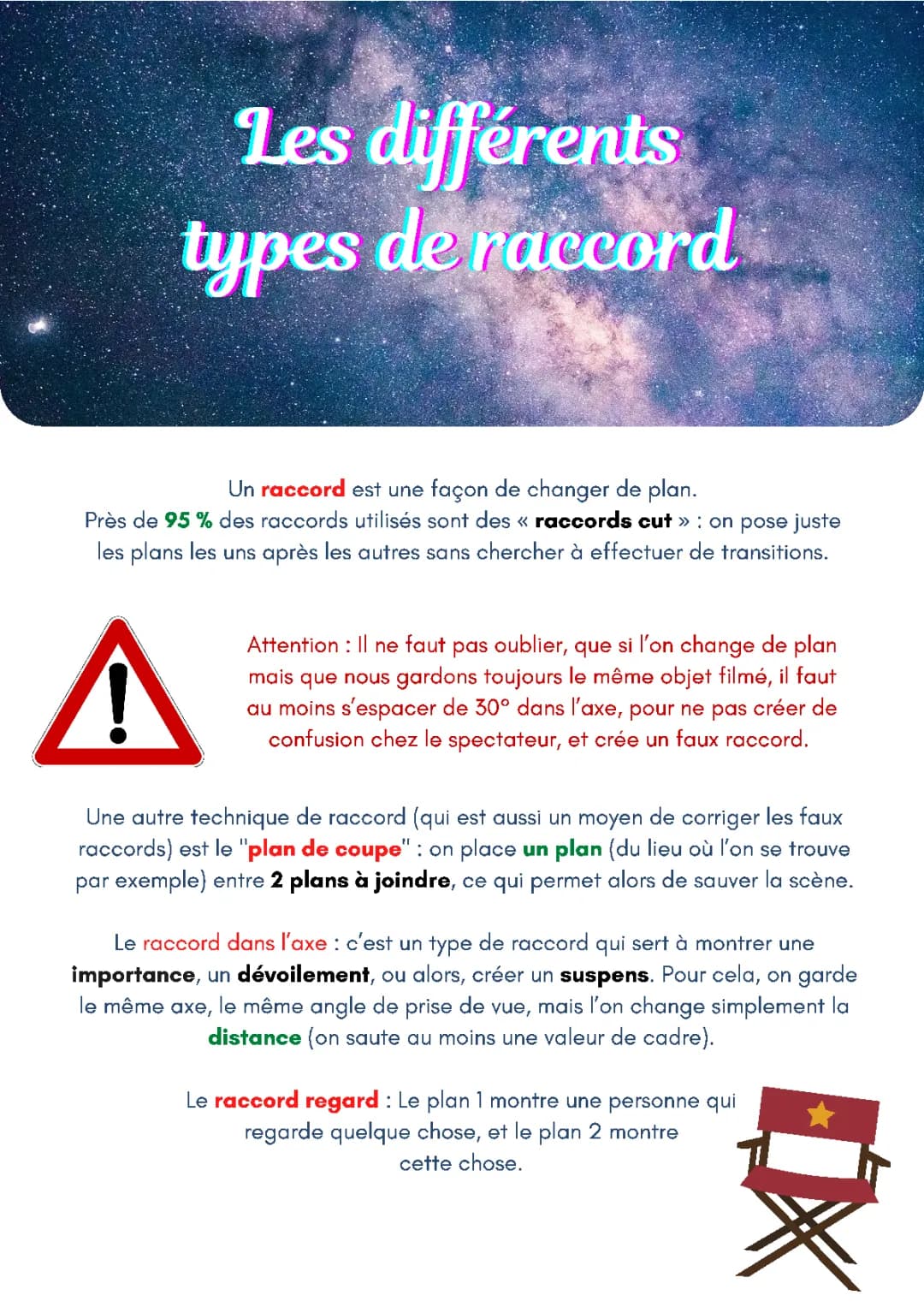 Les Raccords au Cinéma et en Plomberie PDF