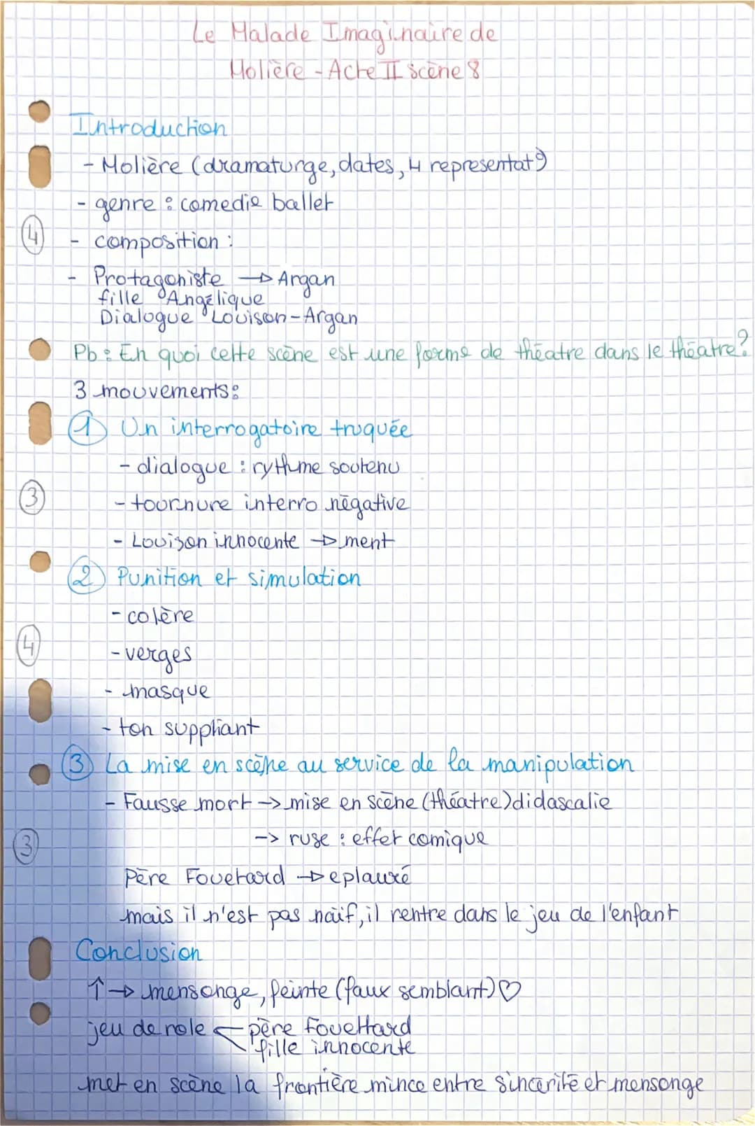 4
M
O
Introduction
- Molière (dramaturge, dates, 4 representat 9
-genre
1
Le
composition:
Protagoniste Angan
fille Angelique
Dialogue Louiso