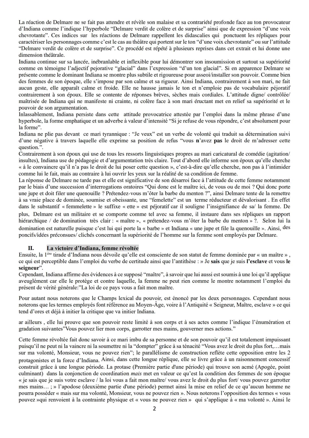 Objet d'étude 4/4: La littérature d'idées du XVIe siècle au XVIIIe siècle
Parcours associé : Écrire et combattre pour l'égalité
Explication 