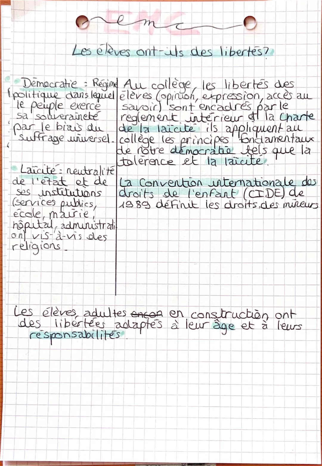 Les 4 principes, 3 valeurs de la République et les dangers d'internet
