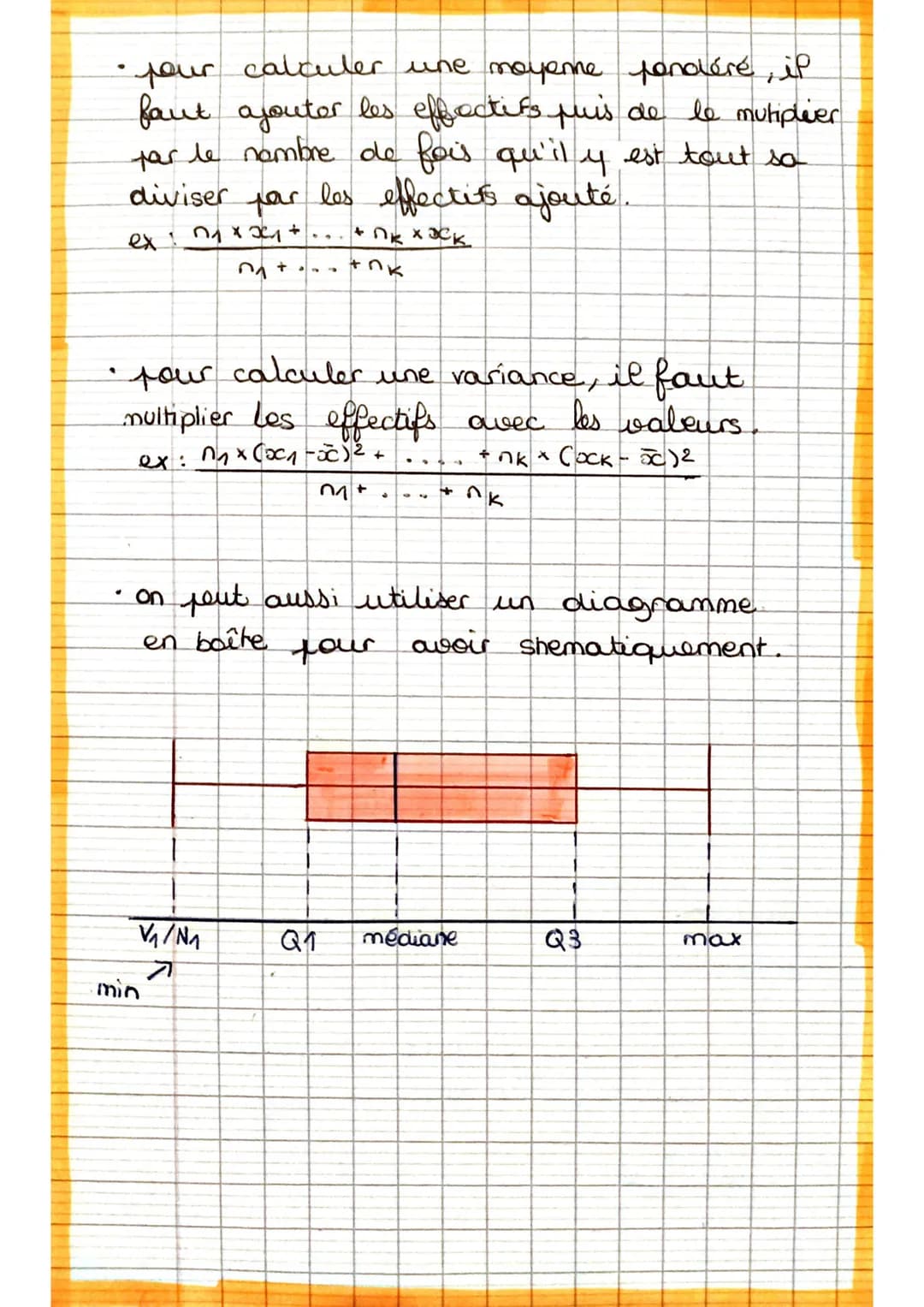 Chapitre 4
Statistique descriptives
- your calculer une moyenne, il faut ajouter
toutes les valeurs et les diviser
far
le
nombre de valeurs.