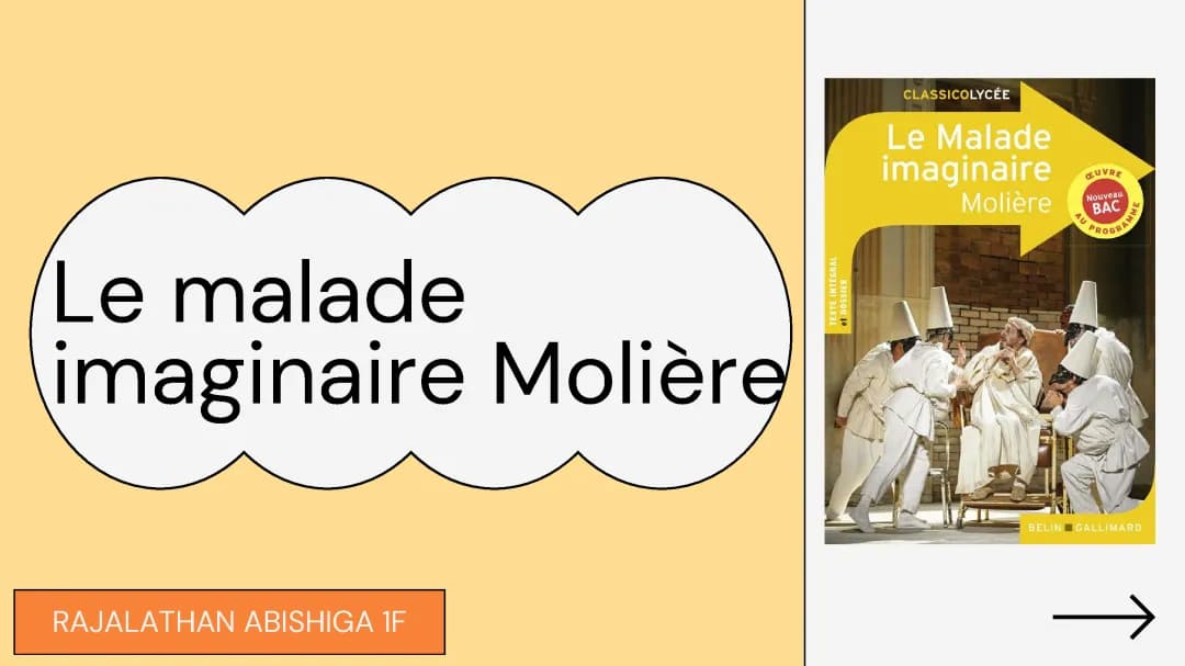 Le Malade Imaginaire : Résumé Scène par Scène et Acte par Acte