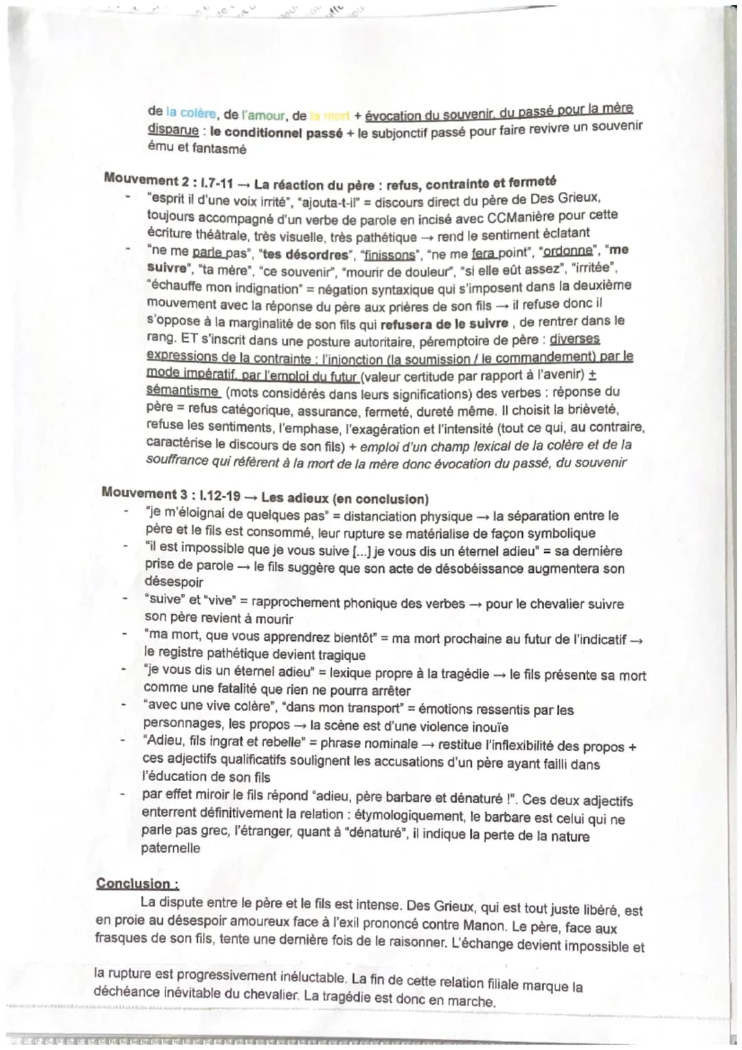 5
10
15
Objet d'étude 2: LE ROMAN ET LE RÉCIT DU MOYEN-AGE AU XXI" SIÈCLE
Guvre intégrale - Manon Lescaut - LL#9
Je me jetai à ses genoux. A
