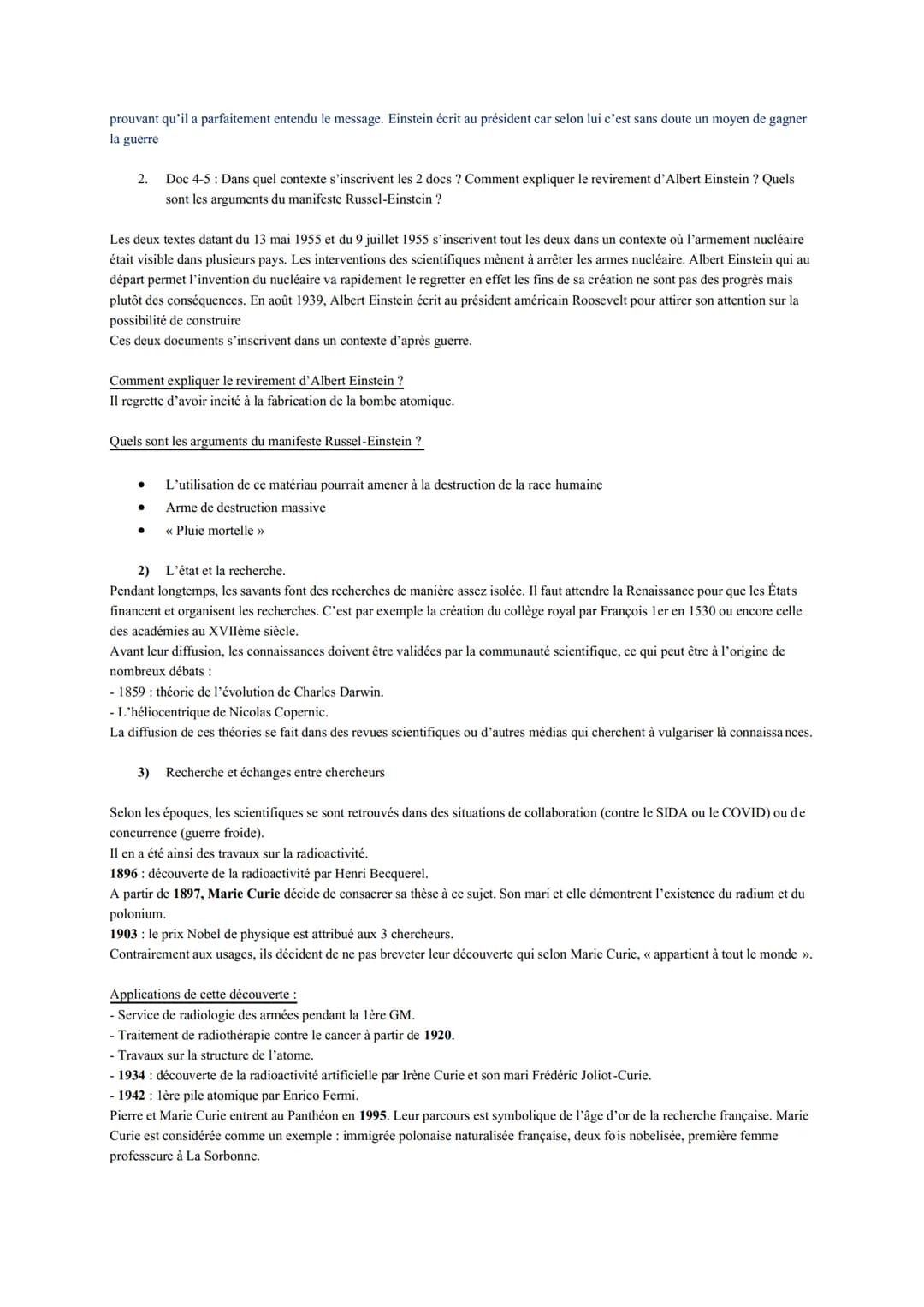 Thème 6: L'enjeu de la connaissance
Chapitre introductif
Objectifs :
- Présenter les conditions d'élaboration du savoir à l'échelle national