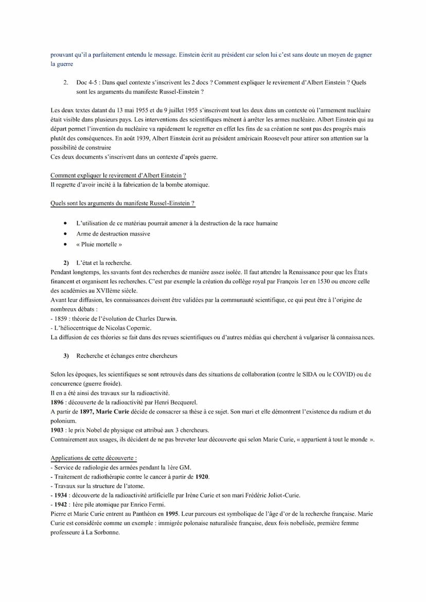 Thème 6: L'enjeu de la connaissance
Chapitre introductif
Objectifs :
- Présenter les conditions d'élaboration du savoir à l'échelle national
