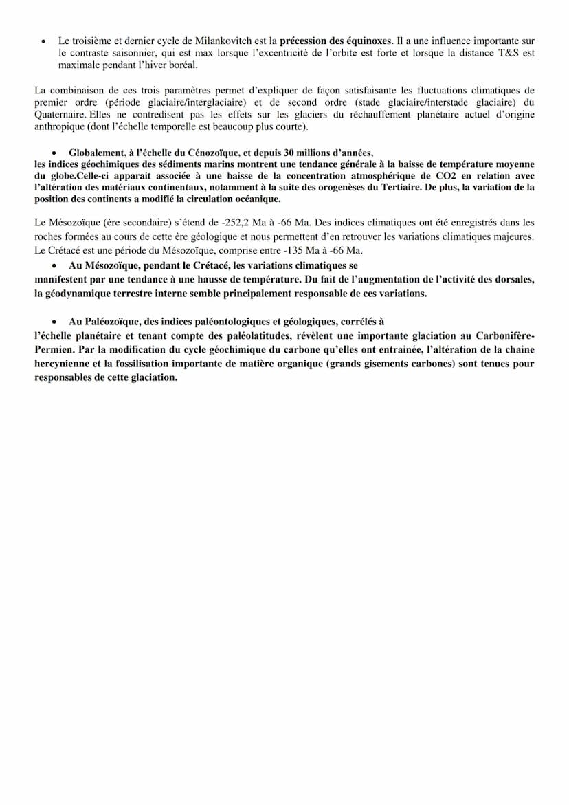 Passé mouvementé de la Terre
D'environ 1°C en 150 ans, le réchauffement climatique observé au
début du XXIe siècle est corrélé à la perturba