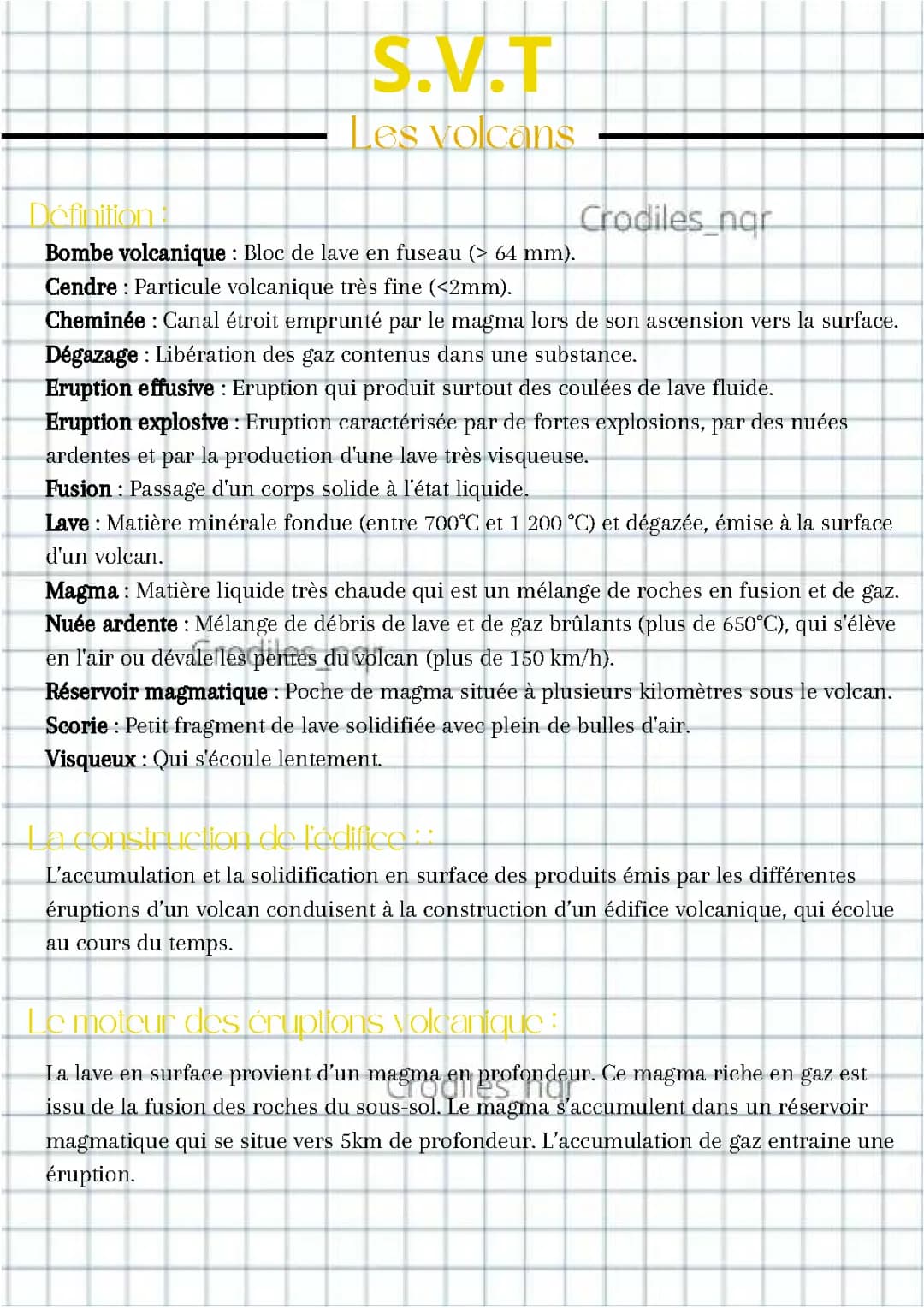 Les volcans