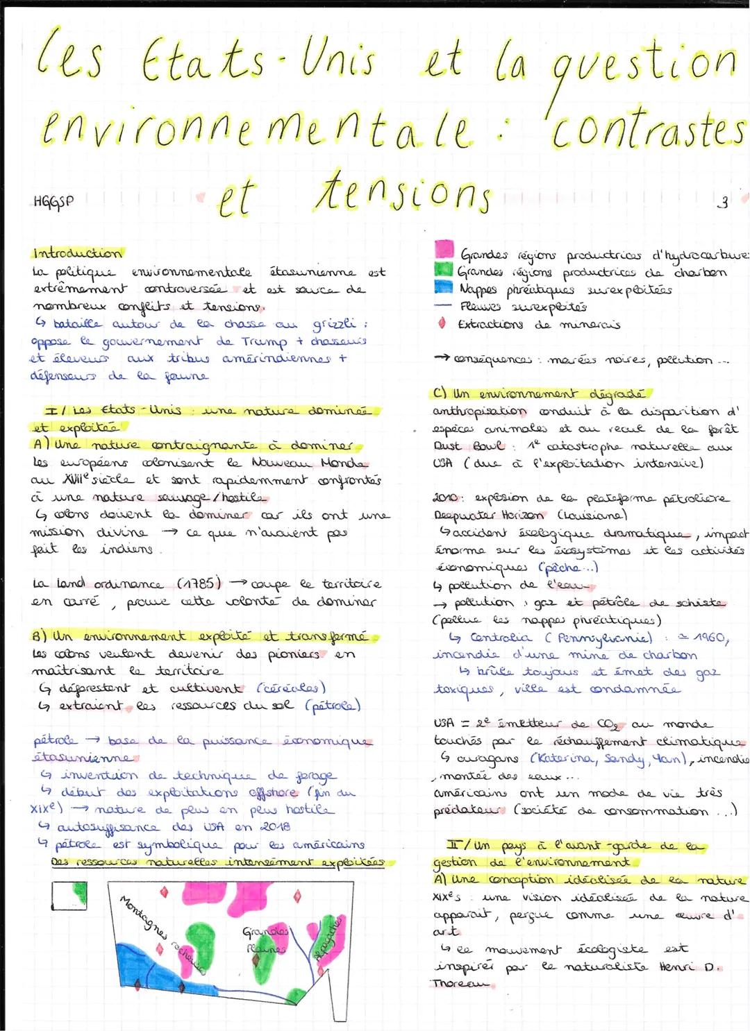 Les États-Unis : Ressources, Parcs Nationaux et Environnement