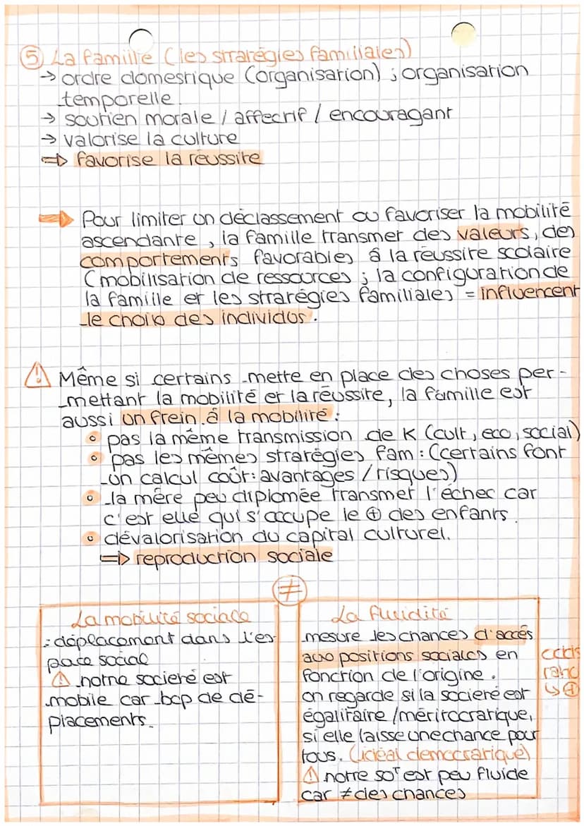 Sociologie
Chapiina
_4
: Quels sont (c) caracherisques erlas
facreurs, de la mobilite sociala?
moliune: changement dans l'espace. C'est un d