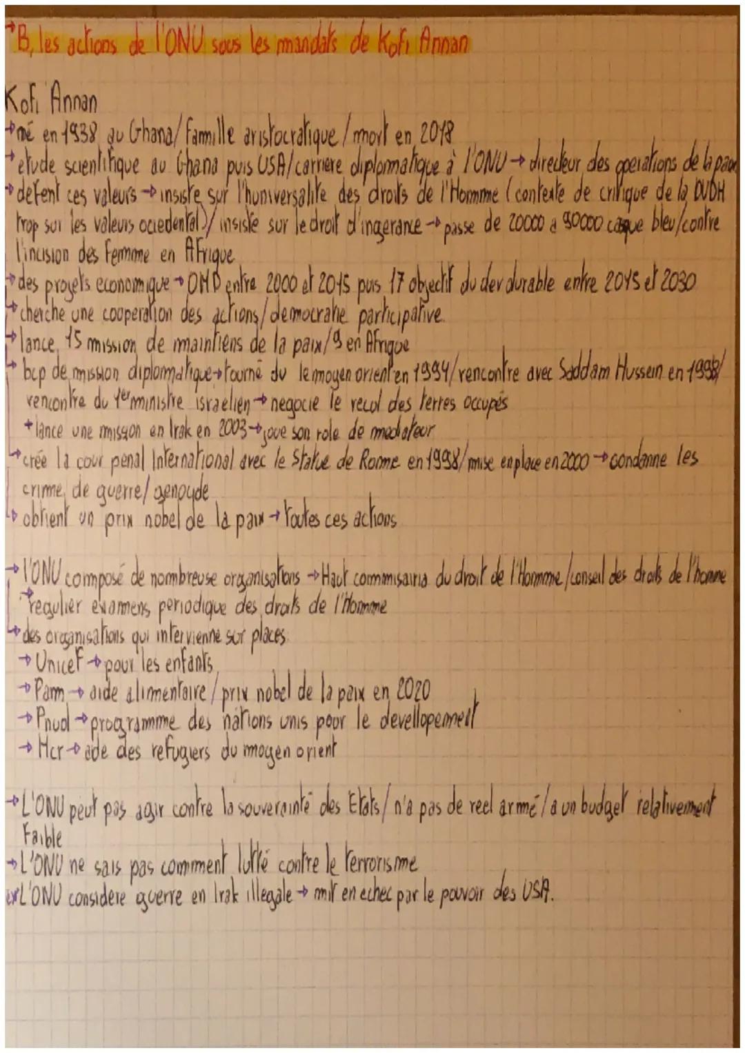 # Axe 2: Le defi de la construction de la paix.

Lodef. La paix est un etat d'absence de confliks, de querre mais aussi une vision dideal, d