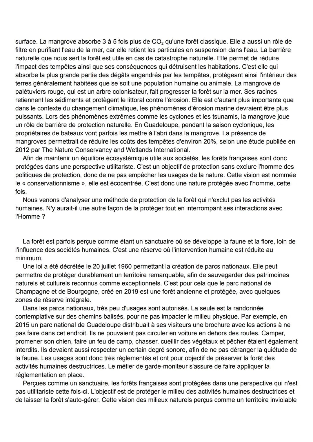 Dissertation HGGSP: Enjeux et pratiques de la forêt française depuis Colbert
Selon WWF (World Wildlife Fund ), l'ONG de la protection de l'e