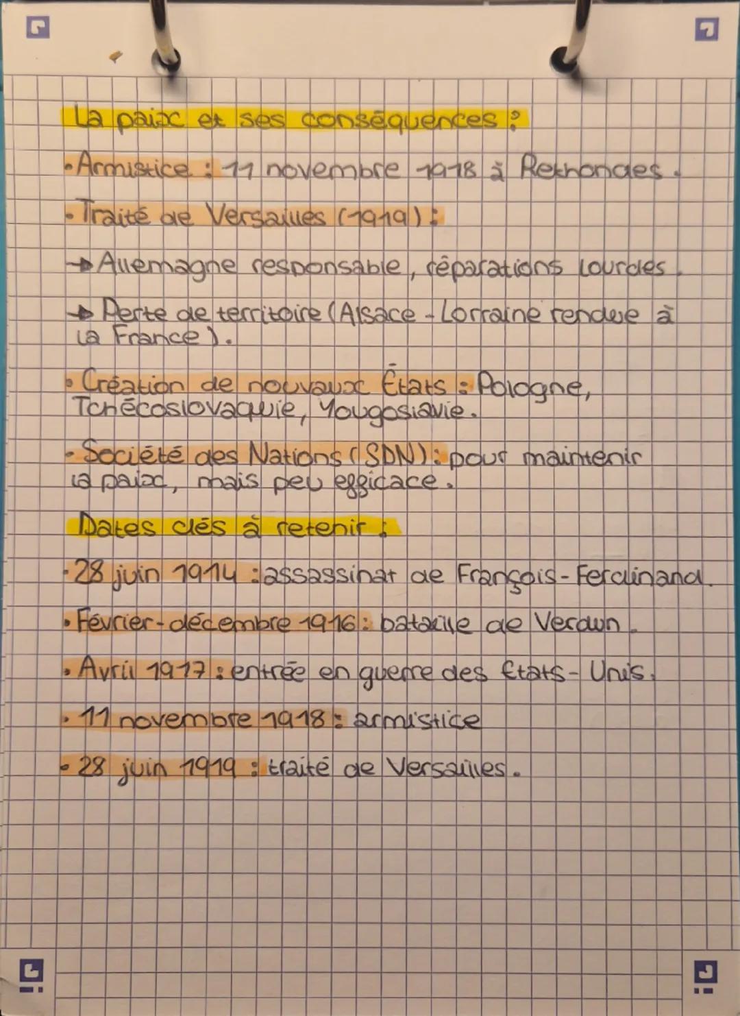 # La première guerre mondiale

Les causes de cette guerre:
*   Nationausme: gortes tensions en Europe
(France vs Allemagne, rivautés économi