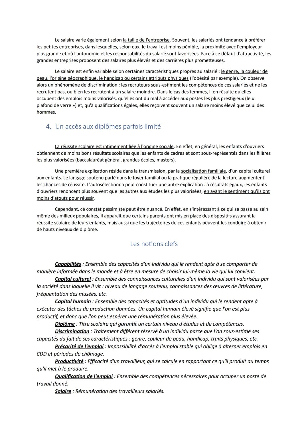 Quelles relations entre diplôme, emploi et salaire ?
1. Les études, un investissement en capital humain
Dans notre société, ceux qui ont fai
