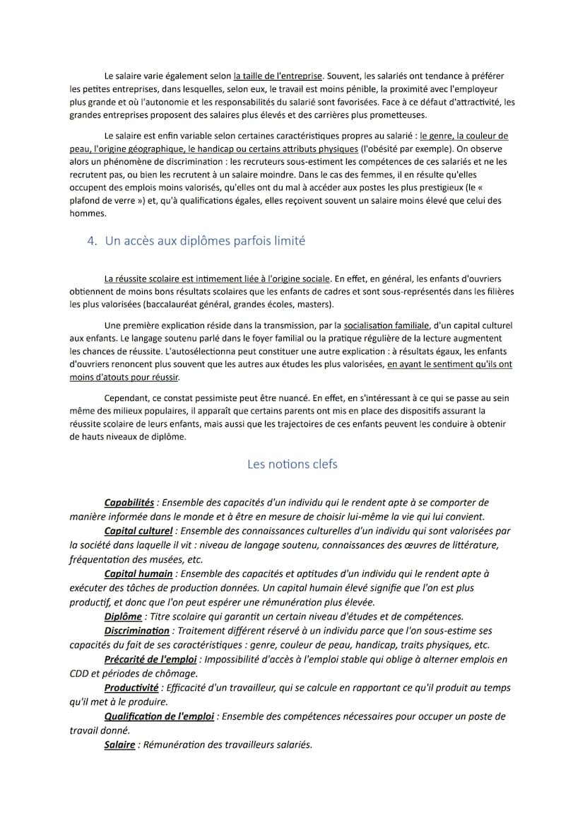 Quelles relations entre diplôme, emploi et salaire ?
1. Les études, un investissement en capital humain
Dans notre société, ceux qui ont fai