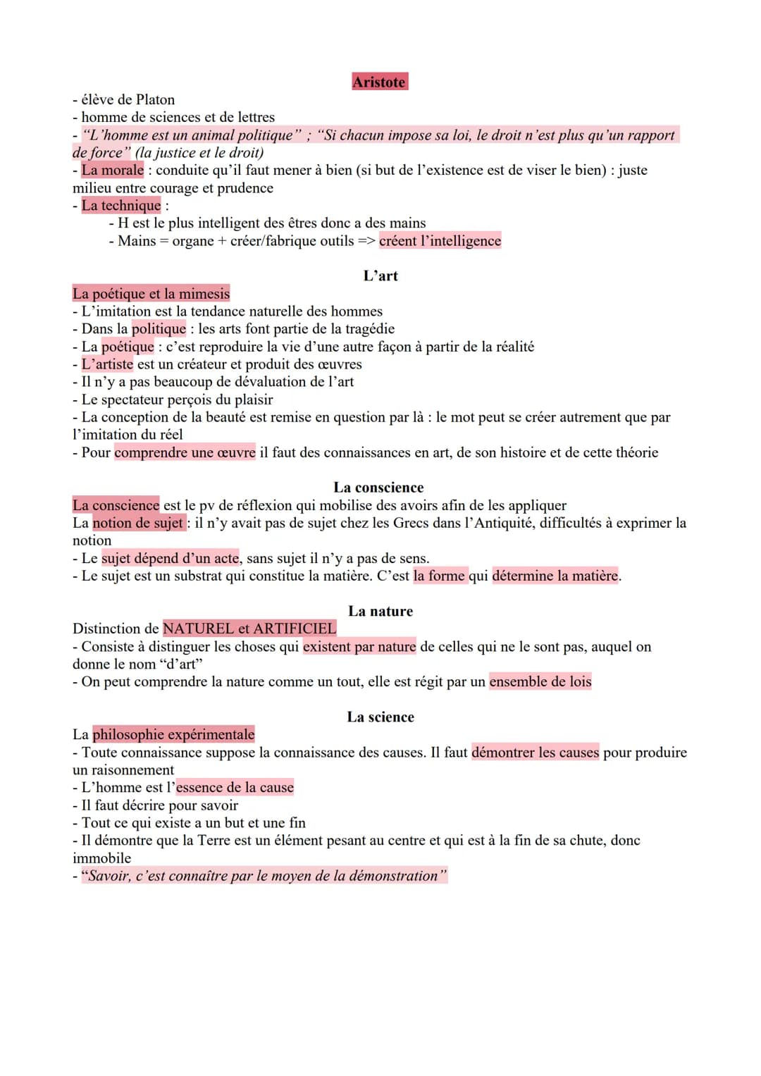 - élève de Platon
- homme de sciences et de lettres
Aristote
- "L'homme est un animal politique"; "Si chacun impose sa loi, le droit n'est p