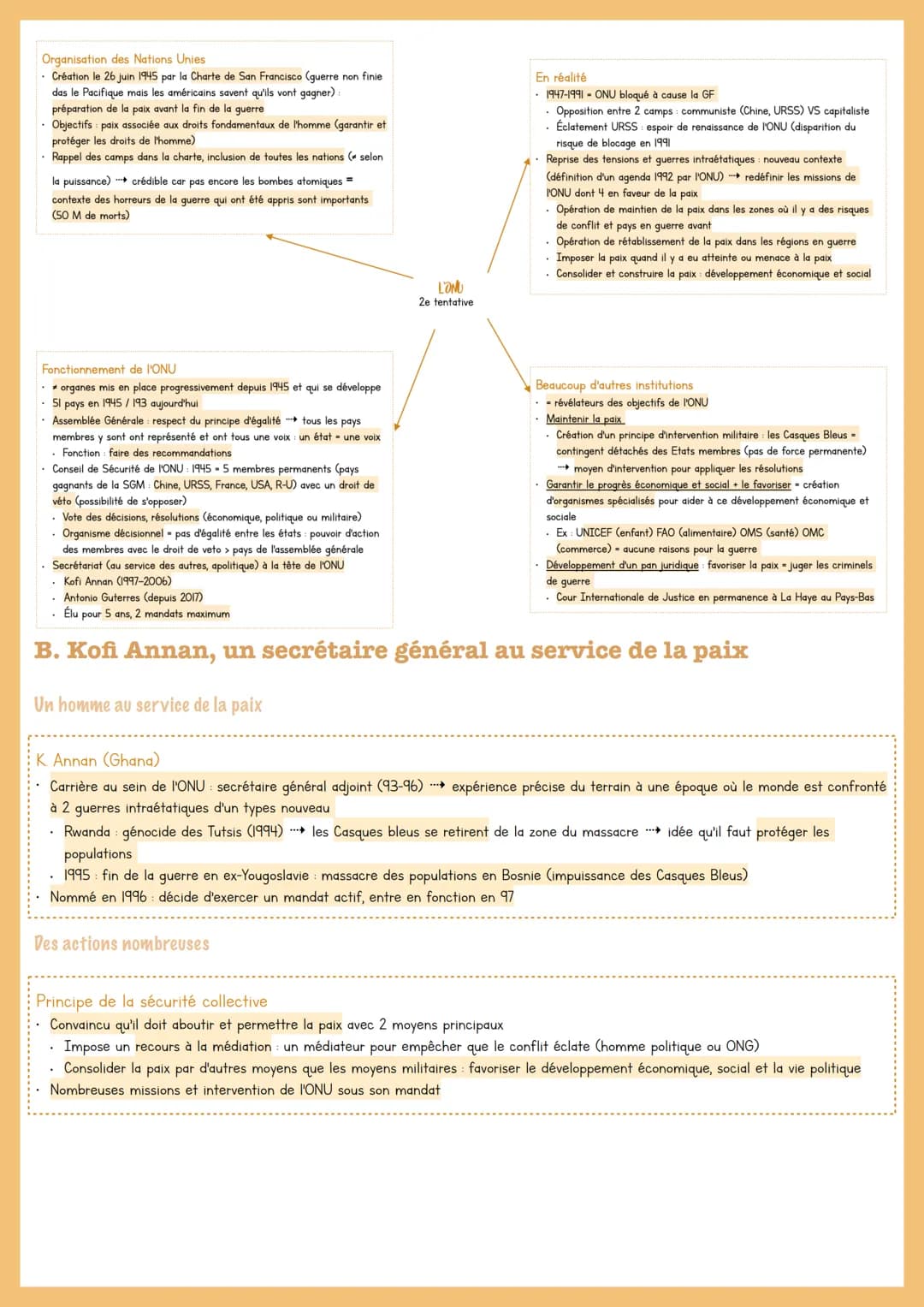 LE DÉFI DE LA
CONSTRUCTION DE LA PAIX
T2: GUERRES ET PAIX
Introduction
Histoire de l'humanité souhait de vivre en paix (peuples, dirigeants)