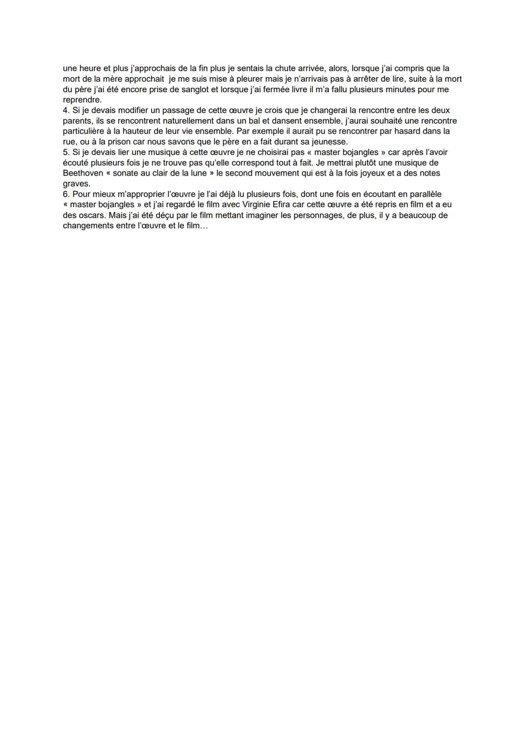 Baccalauréat français, 1ère partie :
PARCOURS LITTÉRAIRES :
1. Rire et Savoir
2. Spectacle et Comédie
3. Esthétique et Valeur
4. Modernité P