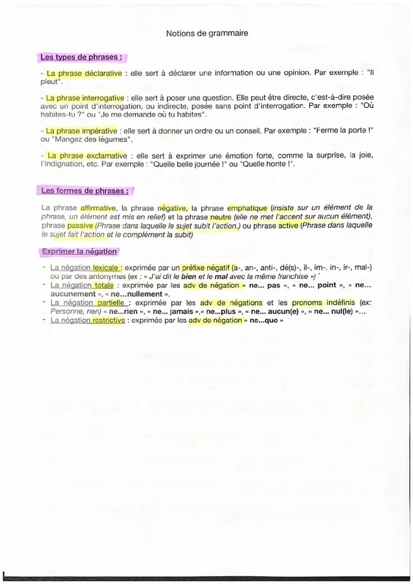 Notions de Seconde :
Notions de grammaire
Proposition subordonnée relative :
Les propositions subordonnées relatives sont des propositions q